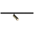 SLV - GRIP! S, spot rail 48V, cylindrique, 2700 K, 9,8W, DALI, 29°, bronze/noir