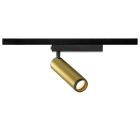 SLV - GRIP! M, spot rail 1 allumage, cylindrique, 3000 K, 20W, PHASE, 42°, or/noir