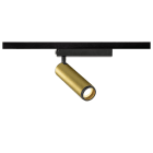 SLV - GRIP! M, spot rail 1 allumage, cylindrique, 2/3K, 15W, PHASE, 42°, or/noir