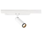 SLV - GRIP! M, spot rail 3 allumages, cylindrique, 2700K, 20W, DALI, 42°, blanc/noir