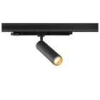 SLV - GRIP! M, spot rail 3 allumages, cylindrique, 2700K, 20W, DALI, 42°, noir/or
