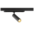 SLV - GRIP! M, spot rail 3 allumages, cylindrique, 3000K, 20W, DALI, 42°, noir/or
