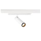 SLV - GRIP! M, spot rail 3 allumages, cylindrique, 2700 K, 20W, PHASE, 42°, blanc/noir