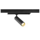 SLV - GRIP! M, spot rail 3 allumages, cylindrique, 3000 K, 20W, PHASE, 42°, noir/or