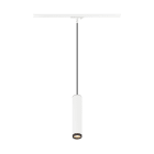 SLV - GRIP! L, suspension rail 1 allumage, GU10, L200 cm, simple, 6W, blanc/noir