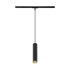 SLV - GRIP! L, suspension rail 1 allumage, GU10, L200 cm, simple, 6W, noir/or