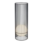 SLV - GRID SUN, lampe à poser, extérieur, 2700 K, LED, IP65, noir/opale