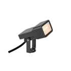 SLV - SYNAWIDE, spot piquet, 2200 K, LED, 115°, IP65, carré, noir, bord de mer