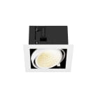 SLV - KADUX, encastré de plafond, simple, 3000 K, DALI 2, Touch, 30°, blanc