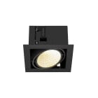 SLV - KADUX, encastré de plafond, simple, 3000 K, DALI 2, Touch, 30°, noir