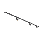 SLV - PURI 2.0, kit 1 all., 2 rails 1m, 3 spots, 3 GU10, 1 connecteur, 2 embouts, noir