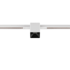 SLV - FIXT-IT!, 48V, DALI, spot rail encas, carré. 2700K, 6,6W, 36°, blanc/noir