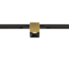 SLV - FIXT-IT!, 48V, DALI, spot rail encas, carré. 2000/3000K, 7,4W, 36°, or/noir