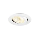 SLV - NEW TRIA® 68, Encastré de plafond, PHASE, AIRTIGHT, rond, 3000 K, 7,5 W, blanc