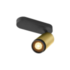 SLV - GRIP! L, plafonnier, cylindrique, 6W, QPAR51, or/noir
