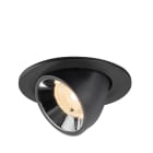 SLV - NUMINOS® GIMBLE S, spot encastré, intérieur, 2700 K, 40° noir / chrome
