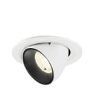 SLV - NUMINOS® GIMBLE S, spot encastré, intérieur, 4000 K, 40° blanc / noir