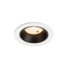 SLV - NUMINOS® S, spot encastré intérieur, 2700 K, 55° blanc / noir