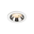 SLV - NUMINOS® S, spot encastré intérieur, 2700 K, 55° blanc / chrome