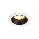 SLV - NUMINOS® S, spot encastré intérieur, 3000 K, 20° blanc / noir