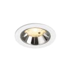 SLV - NUMINOS® S, spot encastré intérieur, 3000 K, 20° blanc / chrome