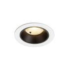 SLV - NUMINOS® S, spot encastré intérieur, 3000 K, 40° blanc / noir