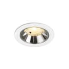 SLV - NUMINOS® S, spot encastré intérieur, 3000 K, 40° blanc / chrome