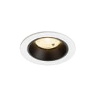 SLV - NUMINOS® S, spot encastré intérieur, 3000 K, 55° blanc / noir
