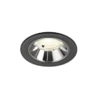 SLV - NUMINOS® S, spot encastré intérieur, 4000 K, 40° noir / chrome