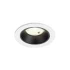 SLV - NUMINOS® S, spot encastré intérieur, 4000 K, 55° blanc / noir