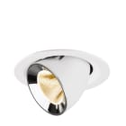 SLV - NUMINOS® GIMBLE M, encastré downlight, intérieur, 2700 K, 20° blanc / chrome