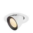 SLV - NUMINOS® GIMBLE M, encastré downlight, intérieur, 2700 K, 40° blanc / noir