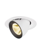 SLV - NUMINOS® GIMBLE M, encastré downlight, intérieur, 3000 K, 20° blanc / noir