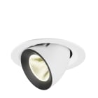 SLV - NUMINOS® GIMBLE M, encastré downlight, intérieur, 4000 K, 20° blanc / noir