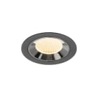 SLV - NUMINOS® M, encastré downlight, intérieur, 2700 K, 40° noir / chrome