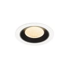 SLV - NUMINOS® M, encastré downlight, intérieur, 2700 K, 40° blanc / noir