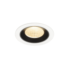 SLV - NUMINOS® M, encastré downlight, intérieur, 2700 K, 55° blanc / noir