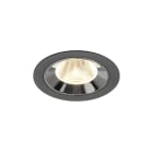 SLV - NUMINOS® M, encastré downlight, intérieur, 3000 K, 20° noir / chrome