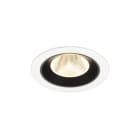 SLV - NUMINOS® M, encastré downlight, intérieur, 3000 K, 20° blanc / noir