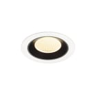 SLV - NUMINOS® M, encastré downlight, intérieur, 3000 K, 40° blanc / noir