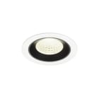 SLV - NUMINOS® M, encastré downlight, intérieur, 4000 K, 55° blanc / noir