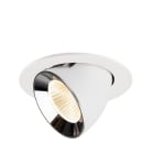 SLV - NUMINOS® GIMBLE L, encastré downlight, intérieur, 2700 K, 40° blanc / chrome