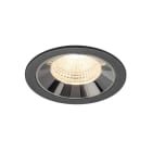 SLV - NUMINOS® L, encastré downlight, intérieur, 2700 K, 55° noir / chrome