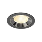 SLV - NUMINOS® L, encastré downlight, intérieur, 3000 K, 20° noir / chrome