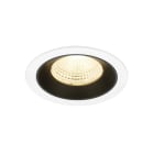 SLV - NUMINOS® L, encastré downlight, intérieur, 3000 K, 55° blanc / noir