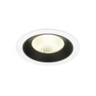 SLV - NUMINOS® L, encastré downlight, intérieur, 4000 K, 40° blanc / noir