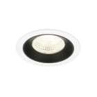 SLV - NUMINOS® L, encastré downlight, intérieur, 4000 K, 55° blanc / noir