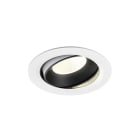 SLV - NUMINOS® MOVE XL, encastré downlight, intérieur, 4000 K, 20° blanc / noir
