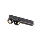 SLV - DYSKO, CW, DOUBLE, PHASE, applique murale et plafonnier, 2700 K, 13 W, 36°, noir