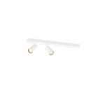 SLV - ENOLA 2.0 S, CL, double, GU10 MINI, PAR11, LONG, plafonnier en , 2 x 5 W, blanc